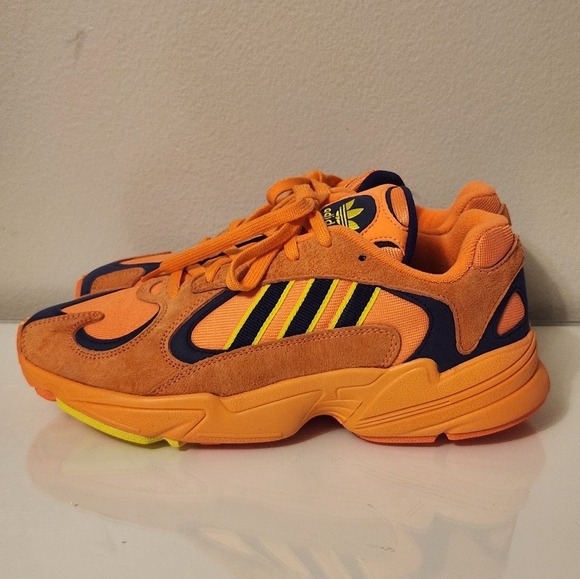 ADIDAS YOUNG 1. HI - RES ORANGE LOW TOP SHOES NAVY BLUE MEN\'S SIZE 9 main image 8